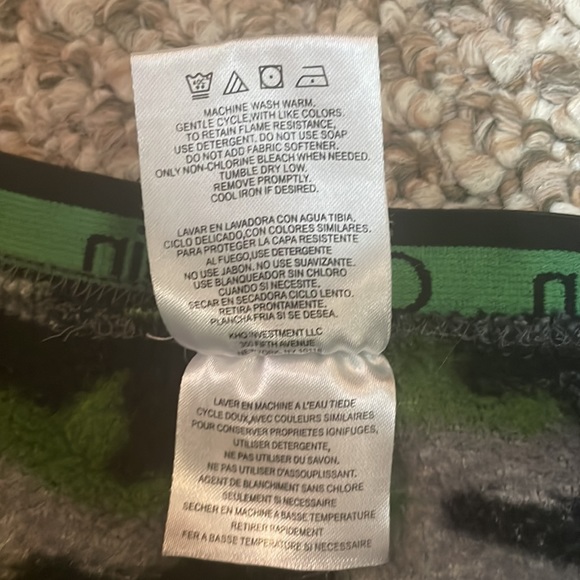 Calvin Klein Camouflage Fleece Pajama Bottoms - Black/Gray/Green - Picture 9 of 9